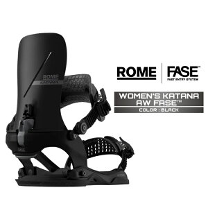 2026-27 ROME SDS WOMEN'S KATANA AW FASE Black ���[�� �J�^�i �t�F�[�Y �X�m�[�{�[�h �r���f�B���O �o�C���f�B���O ���f�B�[�X 26-27 �A�[���[���f�� ���{���K�i