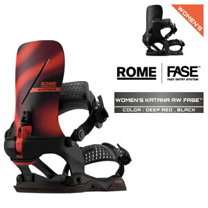 2026-27 ROME SDS WOMENS KATANA AW FASE Black / Deep Red ���[�� �J�^�i �A�V�����b�v �t�F�C�Y �X�m�[�{�[�h �r���f�B���O �o�C���f�B���O ���f�B�[�X 26-27 ���{���K�i