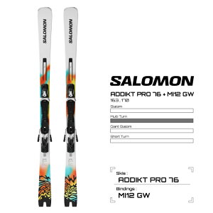 2026-27 SALOMON ADDIKT PRO 76 + MI12 GW L47891700+ �T������ �A�f�B�N�g �v�� �X�L�[ �� �����Y ���f�B�[�X 26-27 ���{���K�i