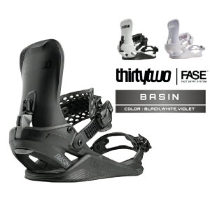 2026-27 THIRTYTWO BASIN FASE Black / White / Violet �T�[�e�B�[�c�[ �t�F�C�Y �X�m�[�{�[�h �r���f�B���O �o�C���f�B���O �����Y ���f�B�[�X 26-27
