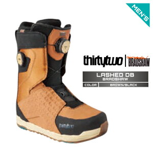 2026-27 THIRTYTWO LASHED DOUBLE BOA BRADSHAW Brown Black �T�[�e�B�[�c�[ ���b�V�� �_�u���{�A �X�m�[�{�[�h �u�[�c �����Y 26-27