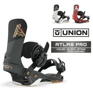 2026-27 UNION ATLAS PRO Black / Stone / Kazu Kokubo Sig ���j�I�� �A�g���X �v�� �X�m�[�{�[�h �r���f�B���O �o�C���f�B���O �����Y ���f�B�[�X 26-27 ���{���K�i