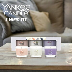 L[Lh ~j MtgZbg YANKEE CANDLE Lilac Blossoms / Coconut Beach / Pink Sands Minis Gift Set ~jLh
