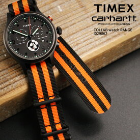 カーハート ダブリューアイピー タイメックス 腕時計 CARHARTT WIP work in progress TIMEX×CARHARTT WIP RANGE I029862 Black レンジシー アリード クロノグラフ ストリート ワーク ヨーロッパ メンズ レディース ユニセックス