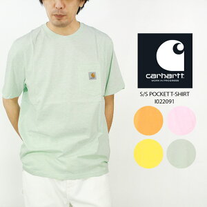 �J�[�n�[�g �_�u�����[�A�C�s�[ T�V���c CARHARTT WIP work in progress S/S POCKET T-SHIRT I022091 Popsicle Pale Orange RothkoPinkHathr PaleSpamintHatr ���� �V���v�� �X�g���[�g ���[�N ���[���b�p �����Y �j��