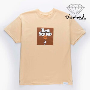 Diamond Supply TUNE SQUAD DIAMOND BALL TEE D21DMPA300 Tan �_�C�A�����h�T�v���C �V���[�g�X���[�u ���� T�V���c Diamond X Space Jam �R���{