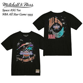 ミッチェルアンドネス Mitchell & Ness NBA Space ASG Tee All Star Salt Lake City Utah 1993 オールスターゲーム Tシャツ 半袖 バスケットボール 黒 ブラック