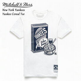 ミッチェルアンドネス Mitchell & Ness New York Yankees Yankee Cereal Tee ニューヨーク・ヤンキース Tシャツ 半袖 メジャーリーグベースボール MLB ホワイト 白