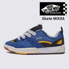 US企画 日本正規品 VANS SKATE MIXXA Navy Grey ヴァンズ ミキシャ スニーカー スケートシューズ バンズ スケシュー カジュアル ストリート