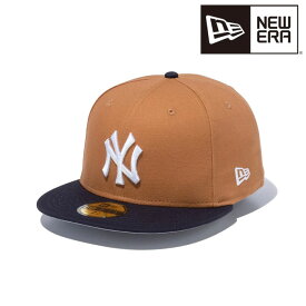 ニューエラ NEW ERA ダックキャンバス ニューヨーク・ヤンキース ライトブロンズ ネイビーバイザー 13751135 キャップ 帽子 日本正規品