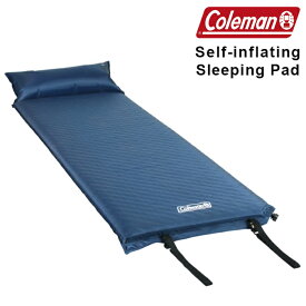 コールマン COLEMAN SELF INFLATING CAMP PAD WITH PILLOW Navy 2000016960 キャンプパッド 枕付きアウトドア用品 キャンプ用品