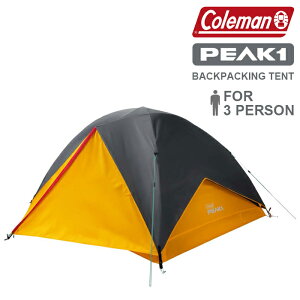 R[} s[N1 obNpbLOeg 3lp COLEMAN PEAK1 TENT 3 Person BACKPACKING TENT Marigold / Dark Stone 2155772 AEghApi Lvpi