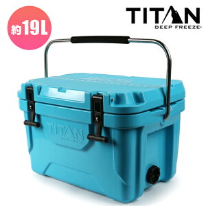 TITAN DEEP FREEZE 20Q PREMIUM ICE CHEST 5-99204-03-09 Titan Blue ^C^ N[[{bNX n[hN[[ ^C^u[ 18.93L AEghApi Lvpi
