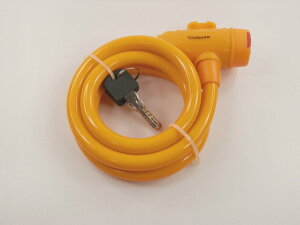 自転車 ケーブルロック ワイヤーロック ディンプルキー シートポスト用 ブラケット付き