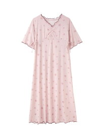 【肌に柔らかなカットソーワンピース】カットソーギャザーワンピ PEACH JOHN ピーチ・ジョン インナー・ルームウェア その他のインナー・ルームウェア ピンク グリーン【送料無料】[Rakuten Fashion]