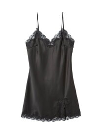 【さらりとした着心地のインナー.スタンダードなミニ丈ワンピース】サテンスリップ PEACH JOHN ピーチ・ジョン インナー・ルームウェア その他のインナー・ルームウェア ブラック グレー ピンク【先行予約】*[Rakuten Fashion]