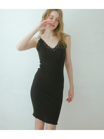 【綿100%.ロングワンピに合わせやすいひざ上丈】オーガニックコットンスリップ PEACH JOHN ピーチ・ジョン インナー・ルームウェア その他のインナー・ルームウェア ピンク ホワイト ブラック ブラウン【先行予約】*[Rakuten Fashion]