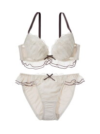 【SALE／20%OFF】【選べるデザイン!谷間のある盛り胸をメイク】盛り胸メイクレースブラセット PEACH JOHN ピーチ・ジョン インナー・ルームウェア ブラ＆ショーツセット ホワイト ブラウン ピンク グレー【RBA_E】[Rakuten Fashion]