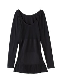 【無理なくメリハリつくれる着圧インナー】二の腕スマートナイスバディ長袖 PEACH JOHN ピーチ・ジョン インナー・ルームウェア その他のインナー・ルームウェア グレー ベージュ ブラック[Rakuten Fashion]