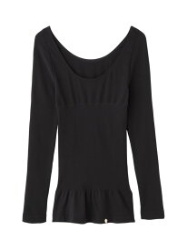 【SALE／63%OFF】【吸水速乾・即メリハリ着圧補整インナー.ウエスト・二の腕に】ナイスバディ長袖 PEACH JOHN ピーチ・ジョン インナー・ルームウェア その他のインナー・ルームウェア ベージュ グレー ブラック【RBA_E】[Rakuten Fashion]