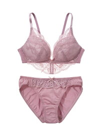 【自然な丸みに整える】ノンワイヤーブラセット レースアップ PEACH JOHN ピーチ・ジョン インナー・ルームウェア ブラ＆ショーツセット グリーン グレー ピンク【先行予約】*[Rakuten Fashion]