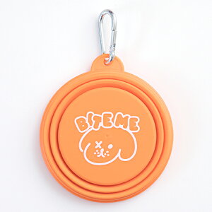 【BITE ME】バイトミー 携帯用折りたたみボウル ビビッド 犬用 折りたたみ 食器 皿 コンパクト カラビナ アウトドア 散歩