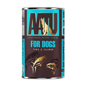 犬 ペット 餌ドッグフード グルテンフリー 手作りマグロ サーモン 遺伝子組換原料不使用 AATU アートゥー アートゥー ツナ&サーモン（ドッグ ウェットフード 総合栄養食）400g