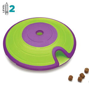 犬 おもちゃ 知育 トイ トレーニング 転がす ご褒美 おやつ ポケット トレーナー推奨 Nina Ottosson ニーナ・オットソン トリーツ・メイズ グリーン&パープル dad-way ダッドウェイ