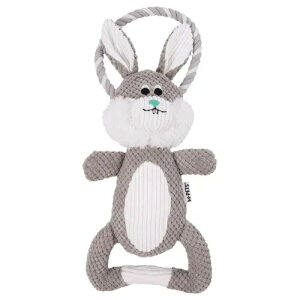 【M-PETS】エムペッツ Chewtopia ECOドッグトイ ウサギ 犬用 おもちゃ ロープ デンタルケア スクィーズ 中型犬 大型犬