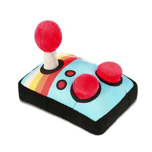 【P.L.A.Y.】プレイ 80'sクラシック ジョイスティック 犬用 おもちゃ ぬいぐるみ 音が鳴る 丈夫 ベロア製 洗濯機可