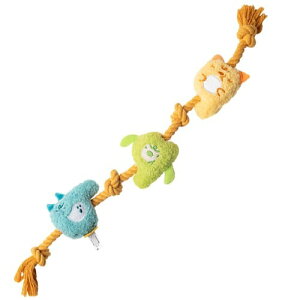 yPetsvillezybcr DOG TOY PLUSH and ROPE S2F p  Rbg[v OTCY XNB[Y