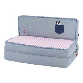 【zeze】DENIM Doggy Bed / ゼゼ デニムドギーベッド 犬用 ソファーベッド 小型犬 ネコ 大きめサイズ 抱き枕