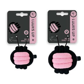 【Luuks up】Dog Rope Toy Ball / ルックスアップ ドッグロープトイボール 犬用 おもちゃ 丈夫 長持ち リサイクルコットン