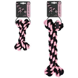 【Luuks up】Dog Rope Toy Bone / ルックスアップ ドッグロープトイボーン 犬用 おもちゃ 丈夫 長持ち リサイクルコットン