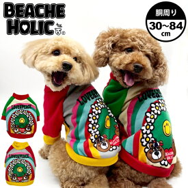 犬服 犬の服 ドッグウェア おしゃれ かわいい あったか　秋冬 裏起毛 小型犬 中型犬 大型犬 BEACHE HOLIC ビーチェホリック 2025-2026年秋冬 フラワーピーストレーナー