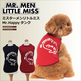 MR.MEN LITTLE MISS ヒートワン Mr.Happyタンク 2色 日本製 ドッグウェア 犬服 暖かい タンクトップ