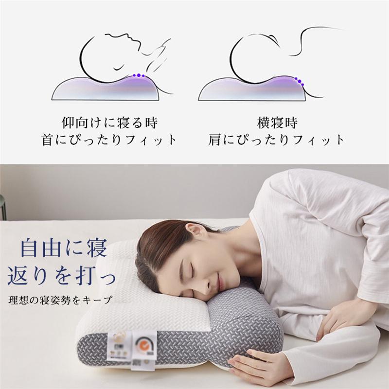 枕 低反発枕 頚椎牽引枕 首こり いびき 快眠 安眠 頭痛 熟睡