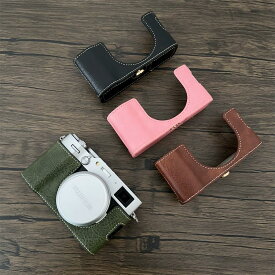 ケース FUJIFILM X100VI Cameras 富士フイルム x100vi 専用 レザーカメラケース レザーケース フジフイルム カメラケース バッテリー交換可能 合革 合皮 バッファロー模様 電池交換簡単 高品質 衝撃吸収 フジフイルム X100VI 専用