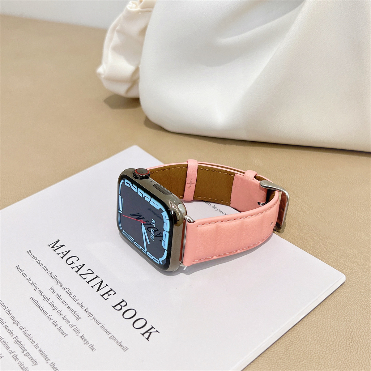 Apple watch HERMES ベルト ❥ シンプルトゥール 41mm - レザーベルト