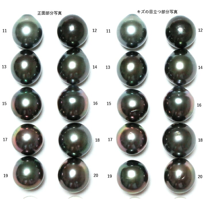 楽天市場】【再入荷】【卸直販】タヒチ黒蝶真珠 11mm ルース 