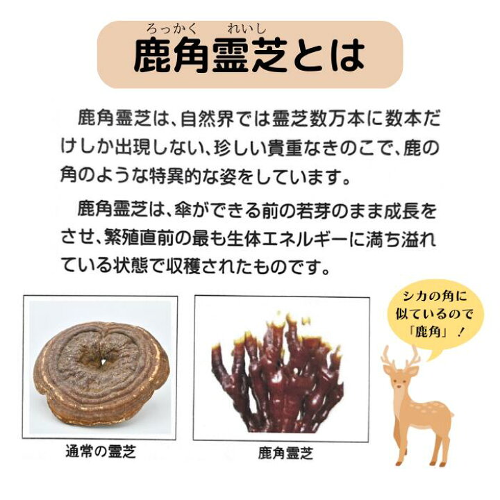 楽天市場】国産 鹿角霊芝使用 サプリ【福壽仙 180粒】 福寿仙 β 