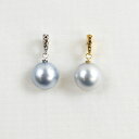 【55%OFF！クリアランスセール！】K18YG/WG マベ真珠 ブルーカラー(トリート) ペンダントトップ P 約10.0-11.0mm / 半…