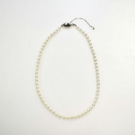 SV テリVeryGood 越物 アコヤ真珠 無調色 ネックレス P 約4.5mm 約47cm
