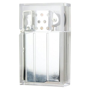 TSUBOTA PEARL HARD-EDGE PETROL LIGHTER CLEAR/ ؓcp[ n[hGbW ICC^[ NA { 2-21001-00