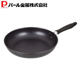 パール金属公式 ガス火対応 専用 軽量 軽い フライパン ブラック 30cm ふっ素加工軽量 クッキングライト HB-4031 鍋フライパン 鍋 料理 IH ステンレス こびりつきにくい キッチン用品