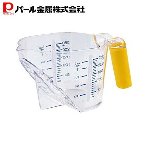 【ポイント10倍エントリーお買い物マラソン限定】 パール金属公式 デリッシュキッチン 計量カップ ネイビー 16×7.5×7.5cm 上から量れる CC-1324 計量タイマー温度計 食洗機対応 滑りにくい キッチン用品 調理器具