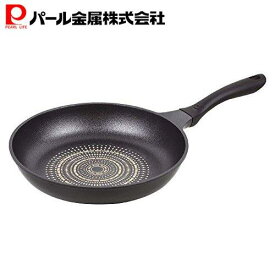 パール金属公式 フライパン ブラック 28cm ダイキャスト IH対応 メガストーンコーティング HB-4425 鍋フライパン 鍋 料理 ガス火 食洗機対応 ステンレス キッチン用品