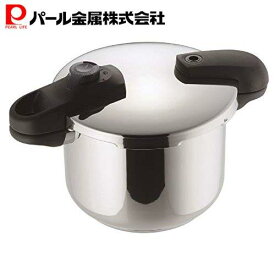 【7月19日20時〜セール開始！】 パール金属公式 圧力鍋 4.5L 両手 3層底 切り替え式 クイックエコ HB-5135