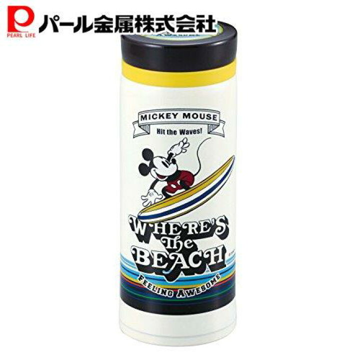 楽天市場 パール金属 ディズニー 水筒 ボトル 350ml 直飲み イージーオープン 軽量 パーソナルボトル 氷止め付 真空断熱 ミッキーマウス サーフィン パール金属オンラインストア