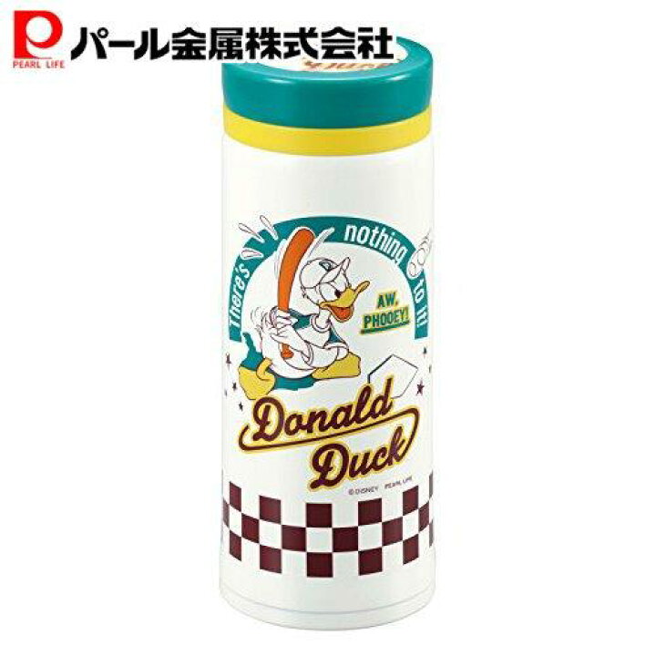 楽天市場 パール金属 ディズニー 水筒 ボトル 350ml 直飲み イージーオープン 軽量 パーソナルボトル 氷止め付 真空断熱 ドナルドダック ベースボール パール金属オンラインストア
